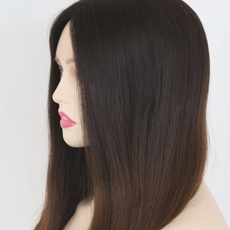 Wholesale premium quality human hair jewish wig kosher sheitel wigs stock HJ 028